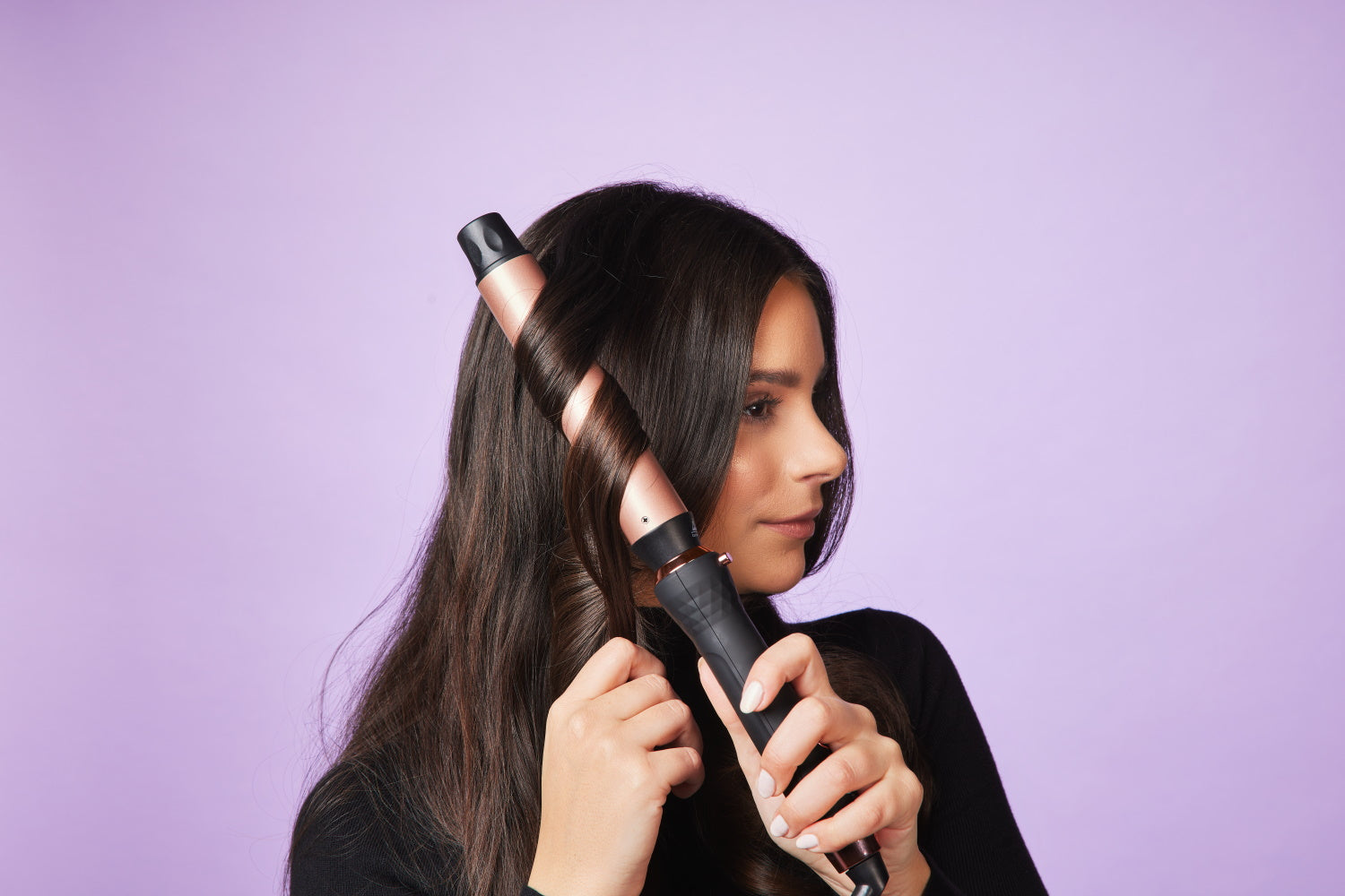 How to use a clipless hotsell curling iron on short hair