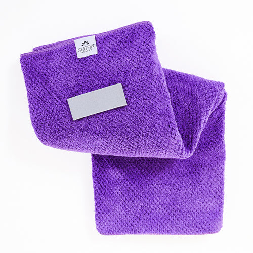 purple-fast-dry-microfiber-hair-towel-folded