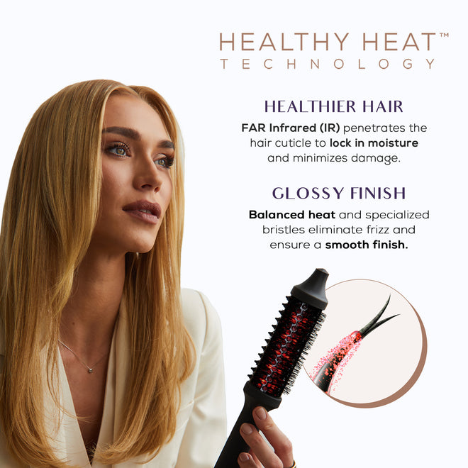 IR INFRARED Thermal Styling Brush 32MM Styling Bundle
