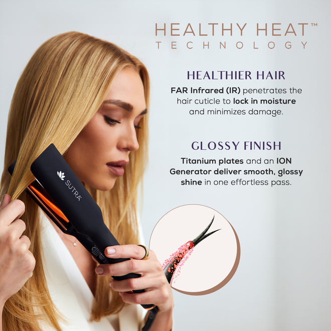 IR2 INFRARED Flat Iron - 1.5" Styling Bundle
