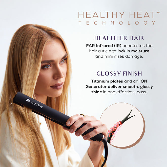 IR2 INFRARED Flat Iron - 1" Styling Bundle