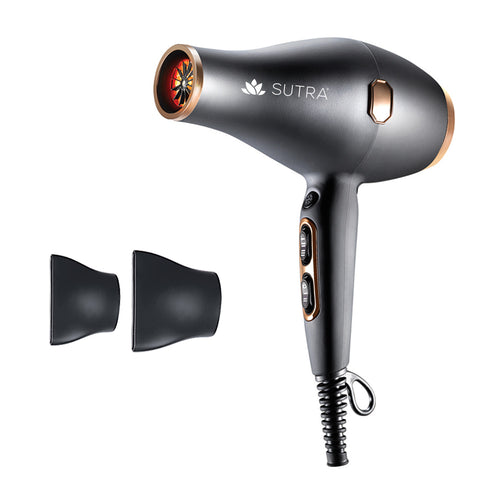 bd2-infrared-blow-dryer-black-and-rose-gold-motor-glowing-red-2-nozzles-1-small-1-large-white-background