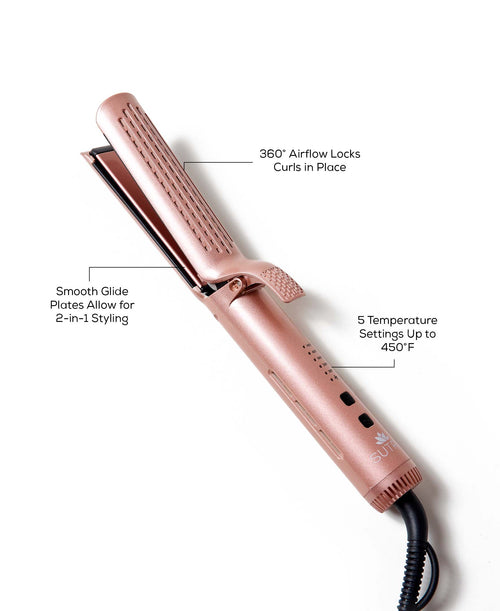 2-in-1 Air Straightener and Curler