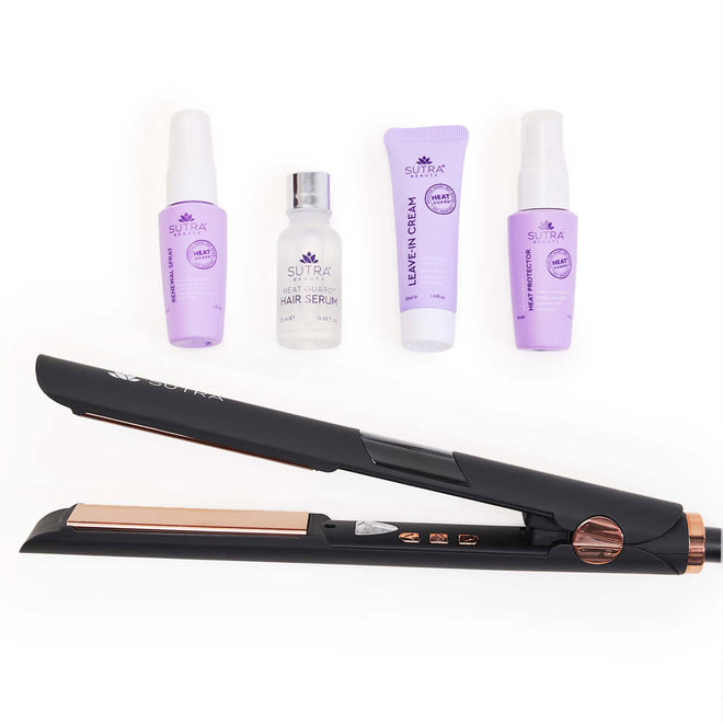5-Pc Vanity Box - IR Flat Iron & Heat Guard Set
