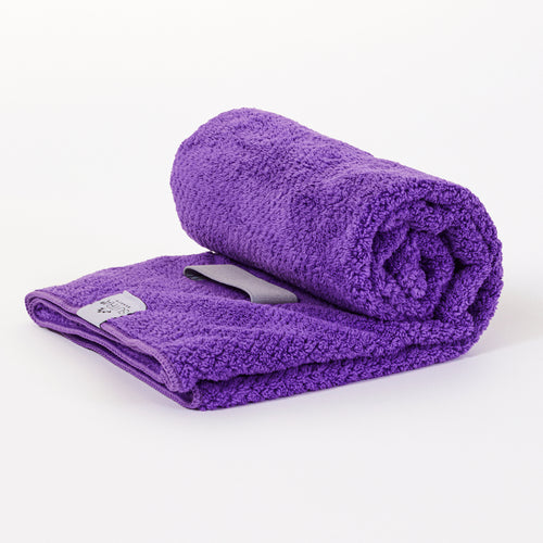 purple-fast-dry-microfiber-hair-towel-rolled-up