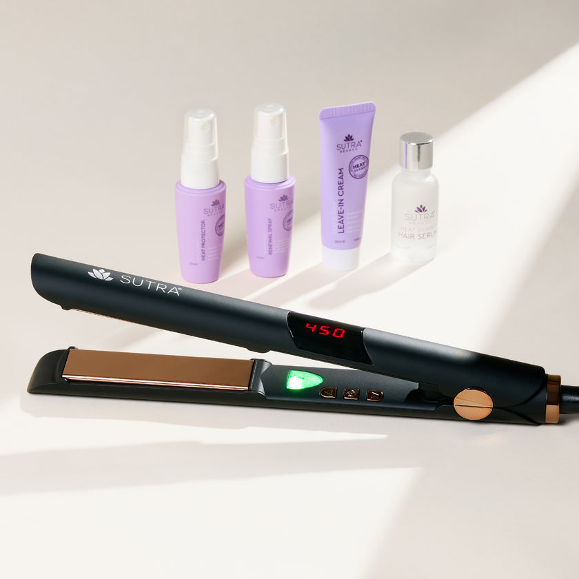 5-Pc Vanity Box - IR Flat Iron & Heat Guard Set
