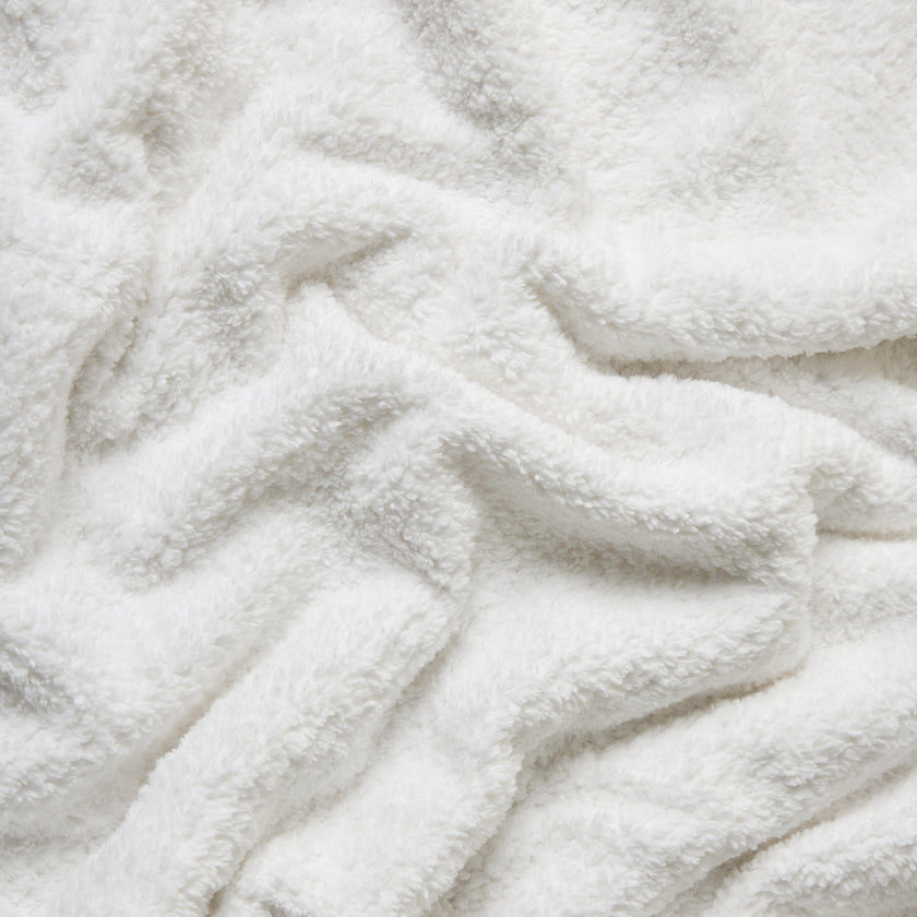 Fast Dry Microfiber Hair Towel (White)