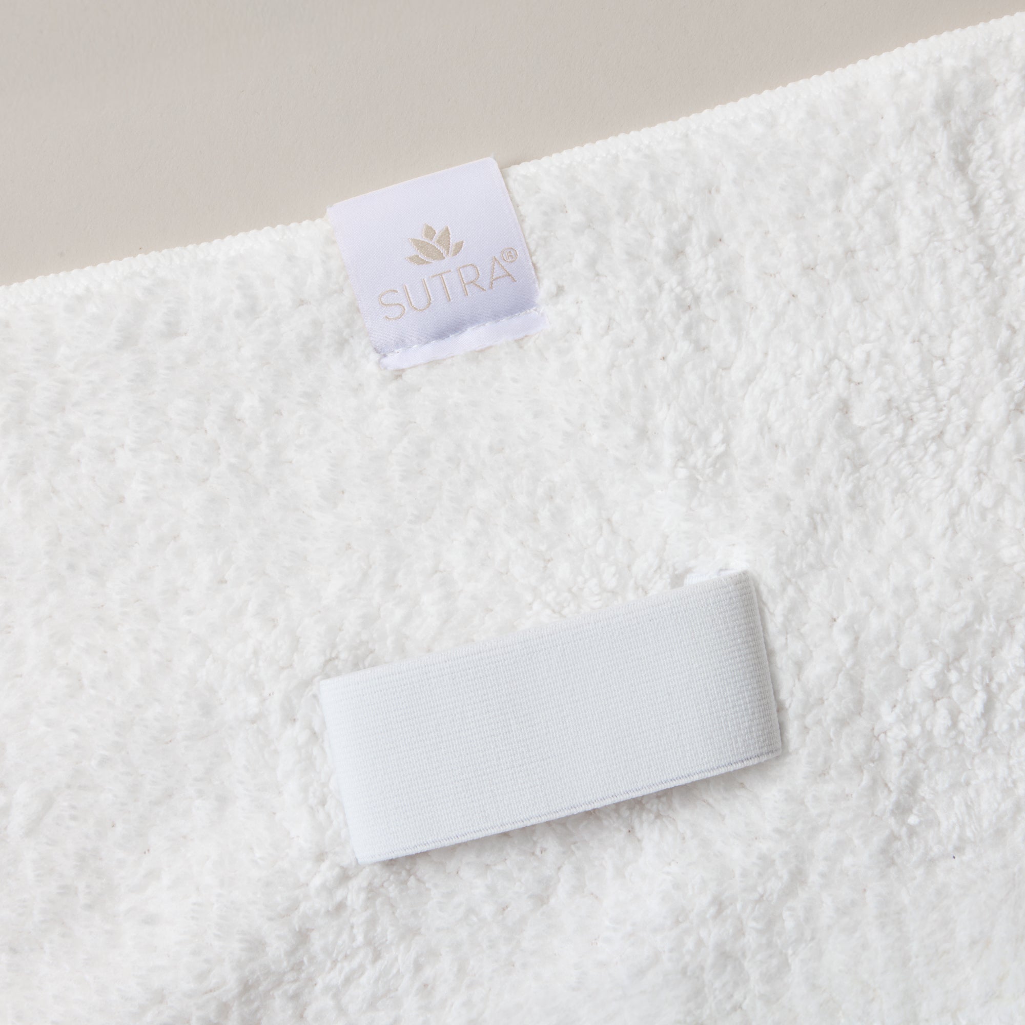 Fast Dry Microfiber Hair Towel (White)