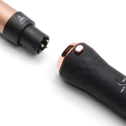 Interchangeable Clipless Curler Set (3 Sizes) with Base