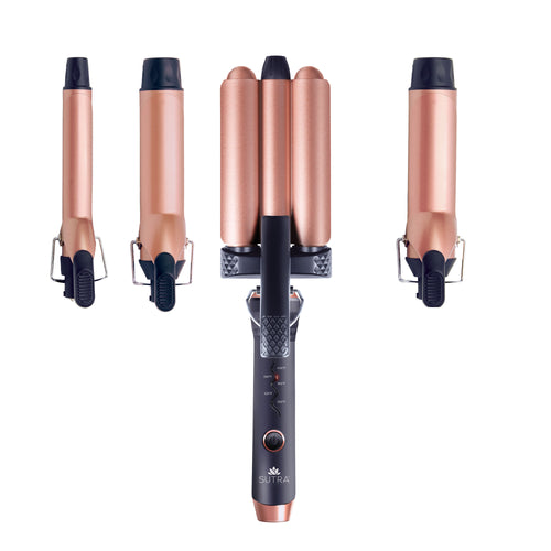 4-in-1 Interchangeable Spring Curler Set