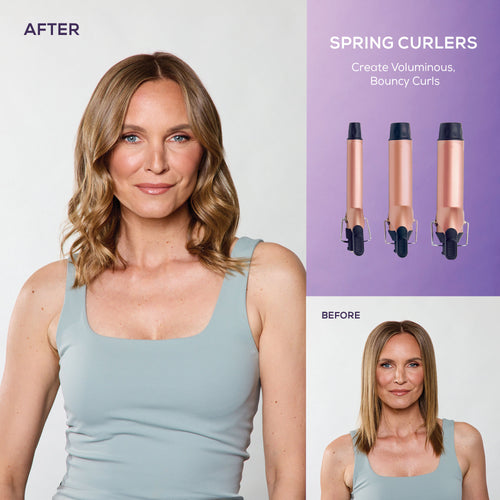 4-in-1 Interchangeable Spring Curler Set