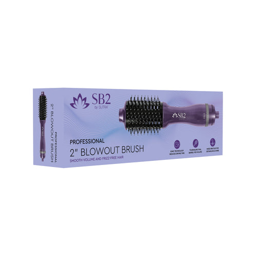 Professional 2” Blowout Brush, Purple Disco