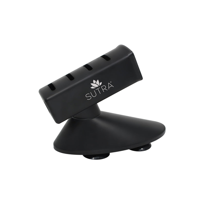 black-silicone-styling-tool-holder-with-suction-cup-feet