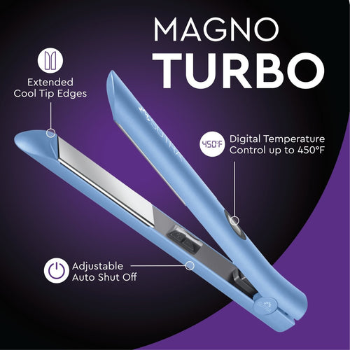 Magno Turbo Flat Iron - Blue