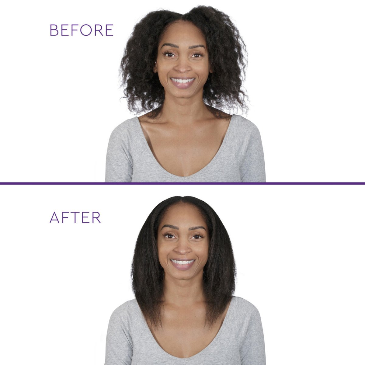 Straightening brush 2024 before and after